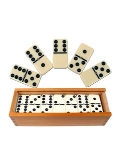 28-Piece Double Six Creative Dice Resembling Dominoes Game Set For Kids