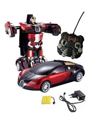 Portable Lightweight Authentic Detailed Remote Controlled Transformer Robot Electric Car 30x13x10cm - v1636612564/N14470008A_1