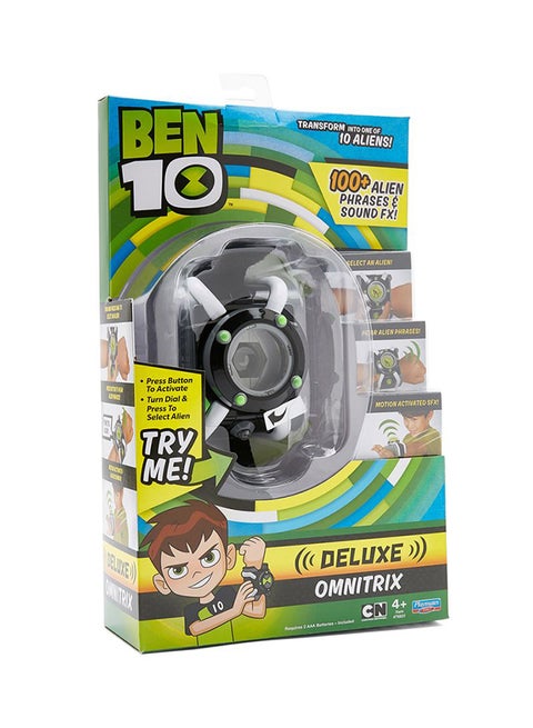 Alien Watch Deluxe Omnitrix Fun Filled Creative Porlonged Usage With Light And Sound For Boys 3x4x3cm