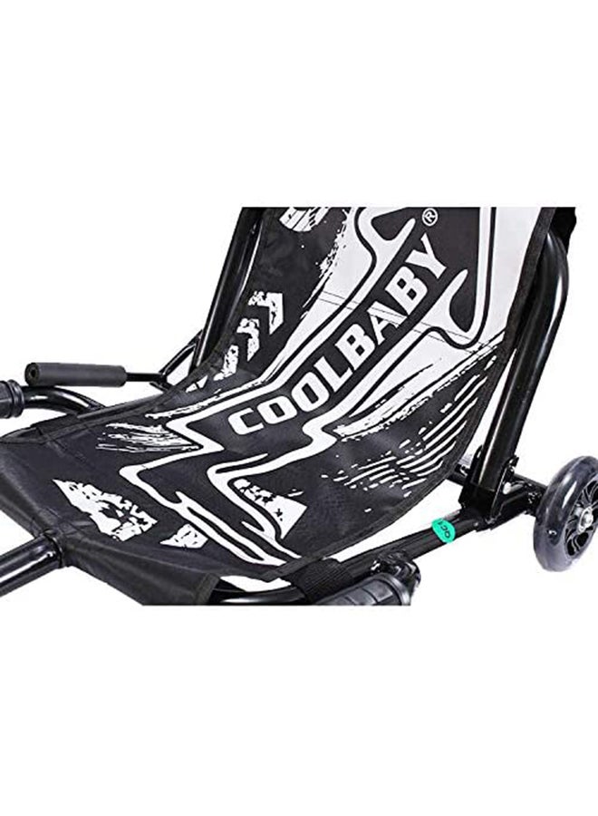 Cool Baby Wave Roller Go Racing Kart With Led Light And Comfortable Seat For Kids ‎45x37.5x11cm  - Image 5