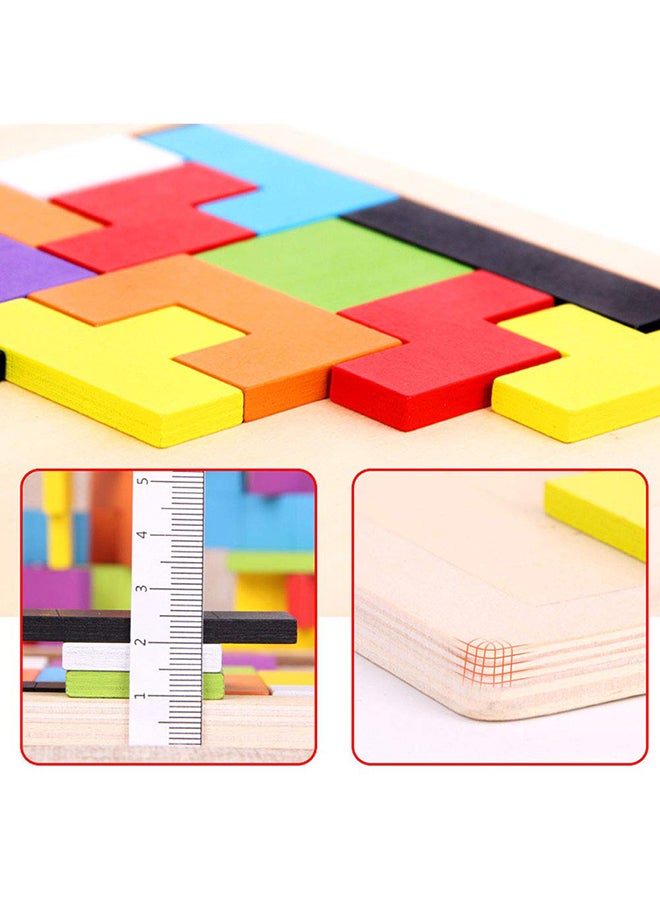 40 Pieces Wooden Early Childhood Building Block Set Durable  Sturdy 40 - v1636612595/N15493348A_7