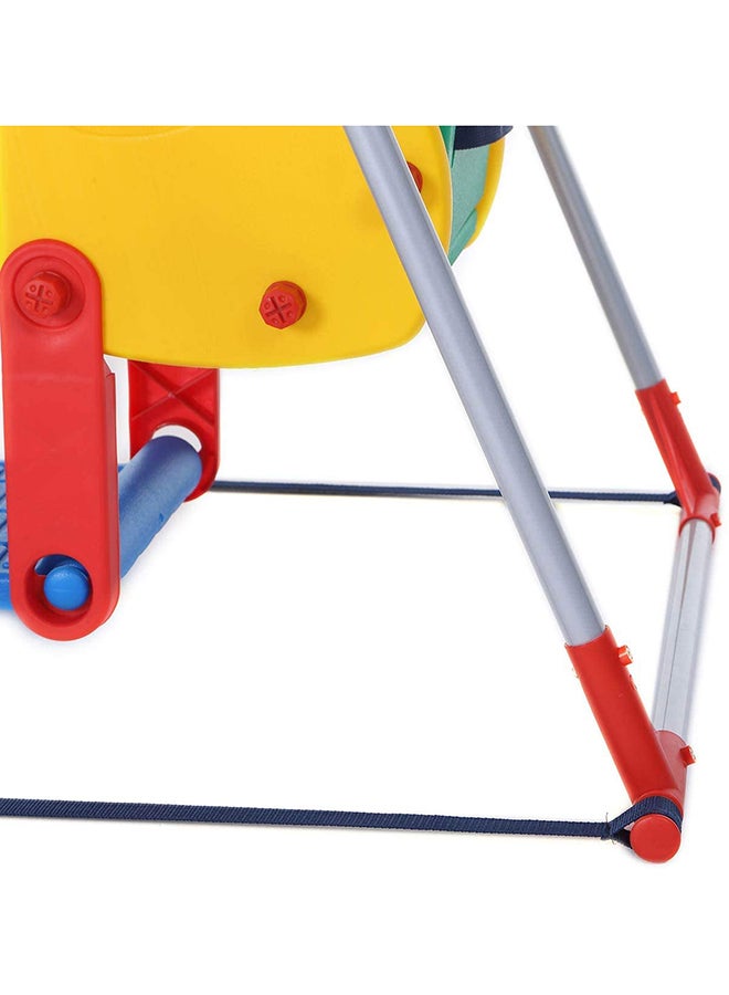 شامدول أرجوحة متينة وقوية للأطفال بتصميم حيوانات مزودة بمقعد مزدوج 123x78x115سم - Image 4