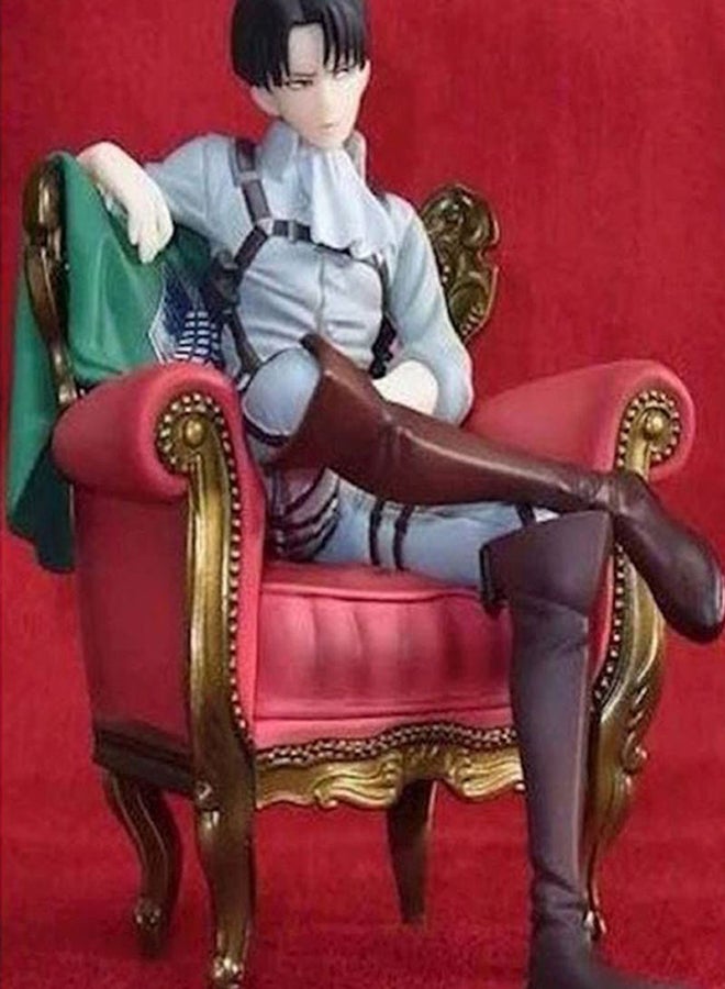 QiaoKai - Attack On Titan Levi Ackerman Collectible Action Figure Model Toy For Kids 12cm - Image 1