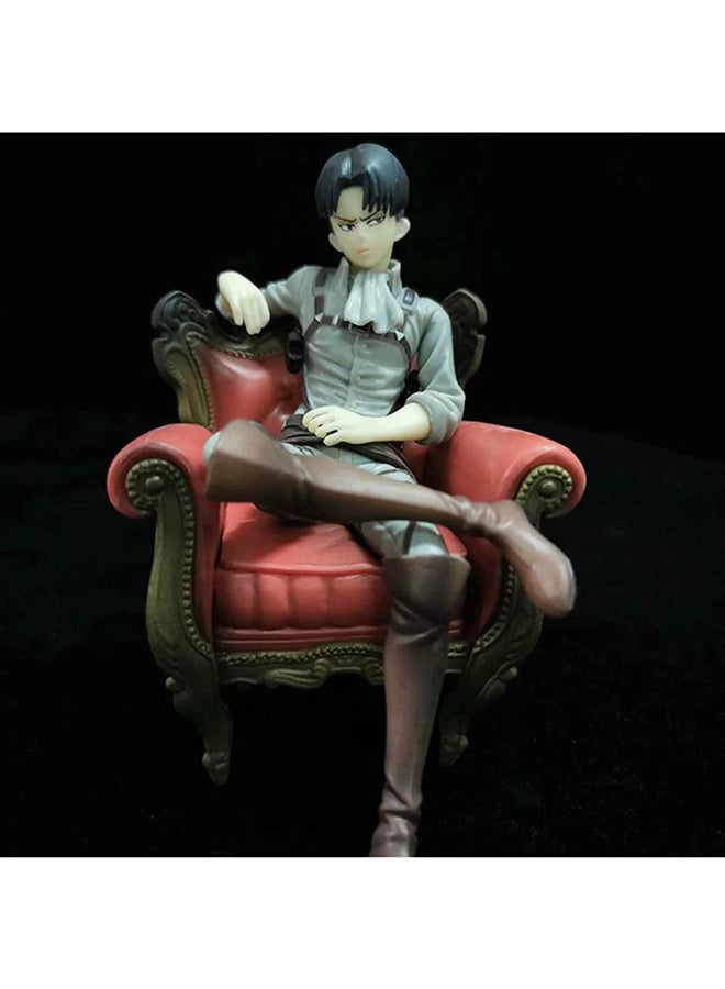 QiaoKai - Attack On Titan Levi Ackerman Collectible Action Figure Model Toy For Kids 12cm - Image 1