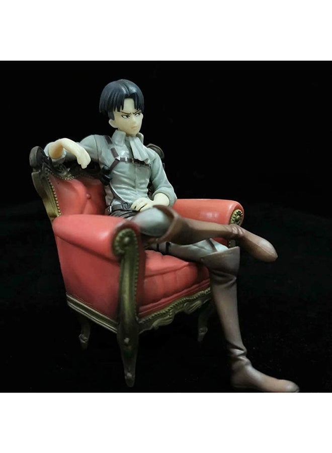 QiaoKai - Attack On Titan Levi Ackerman Collectible Action Figure Model Toy For Kids 12cm - Image 1