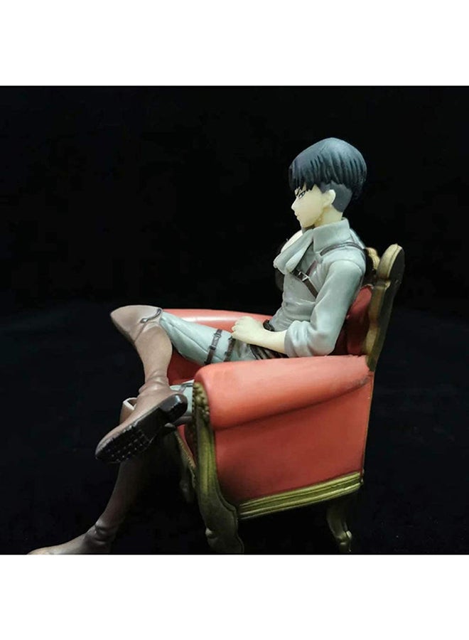 QiaoKai - Attack On Titan Levi Ackerman Collectible Action Figure Model Toy For Kids 12cm - Image 1