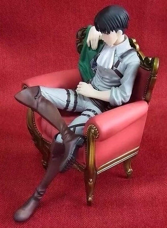 QiaoKai - Attack On Titan Levi Ackerman Collectible Action Figure Model Toy For Kids 12cm - Image 1
