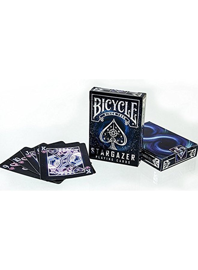 Bicycle - Stargazer Playing Card Multicolour Suitable For Multiple Games For Kids/Adults 8.9x6.4x0.6cm - Image 1
