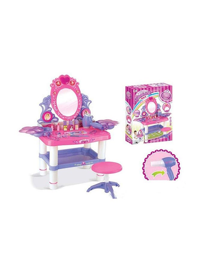 Lightweight Compact Pretend Beauty Dresser Vanity Makeup Play Set For Girls 62 x 33 x 64.5cm  - Image 3