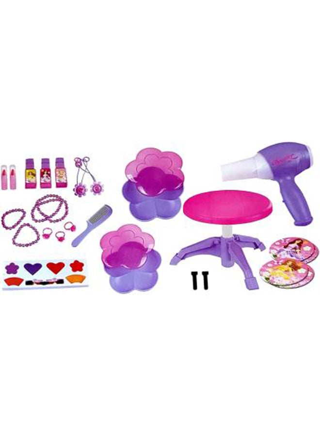 Lightweight Compact Pretend Beauty Dresser Vanity Makeup Play Set For Girls 62 x 33 x 64.5cm  - Image 5