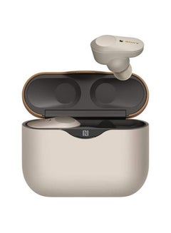 Sony WF-1000XM3 Noise Cancelling Truly Wireless Headphones with Mic Platinum Silver  - Image 1