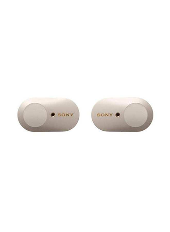 Sony WF-1000XM3 Noise Cancelling Truly Wireless Headphones with Mic Platinum Silver  - Image 5