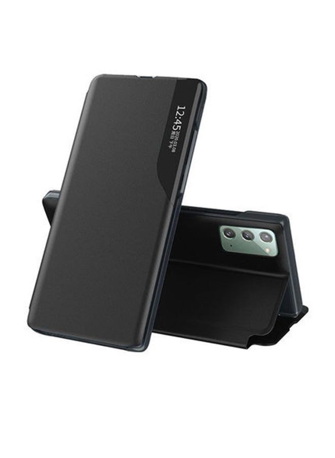 دبليو تيك غطاء حماية واق قلاب لهاتف سامسونج جالاكسي نوت 20 أسود - Image 1