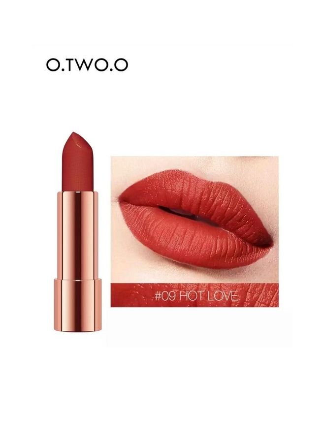 O.TWO.O Sun Gold Brocade Velvet Lipstick Red  - Image 1