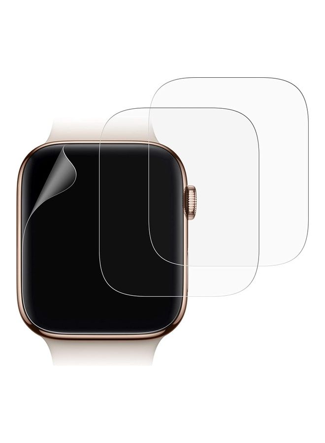 Rock Pow - 3-Piece Screen Protector for Apple Watch Series 7 45mm Clear - Image 1