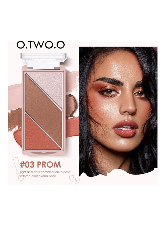 O.TWO.O Pallet With Blusher Highlighter Contour Multicolour  - Image 1