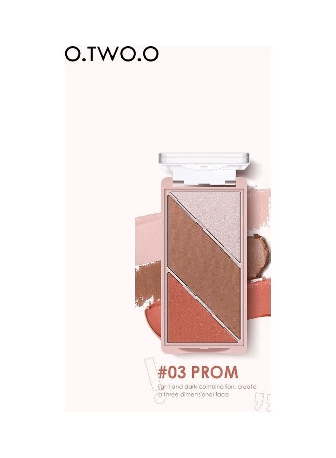 O.TWO.O Pallet With Blusher Highlighter Contour Multicolour  - Image 2