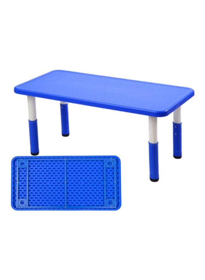 JSAITOYS Environmentally Friendly Study Table Blue 90X45X47-60cm  - Image 4