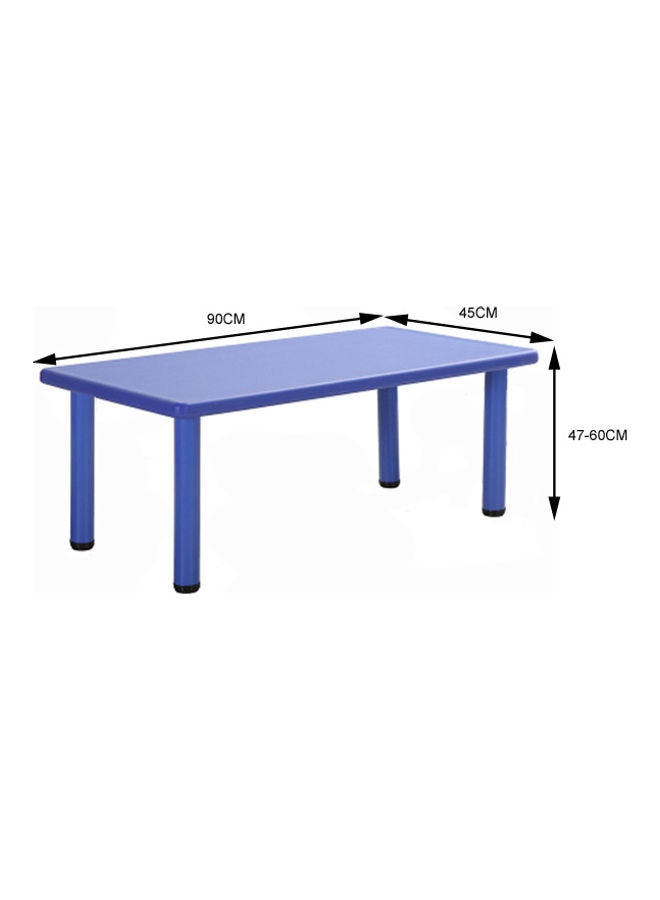 JSAITOYS Environmentally Friendly Study Table Blue 90X45X47-60cm  - Image 5