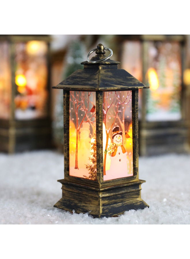 Printing Pattern Night Light Brown 13.00 X 5.50 X 5.50cm - Image 1