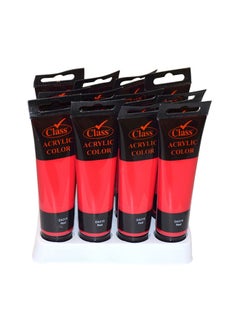 class Acrylic Colour Red  - Image 2