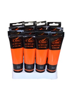 class Acrylic Colour Orange  - Image 2