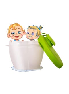 حافظة مسحوق الحليب بتصميم دوّار