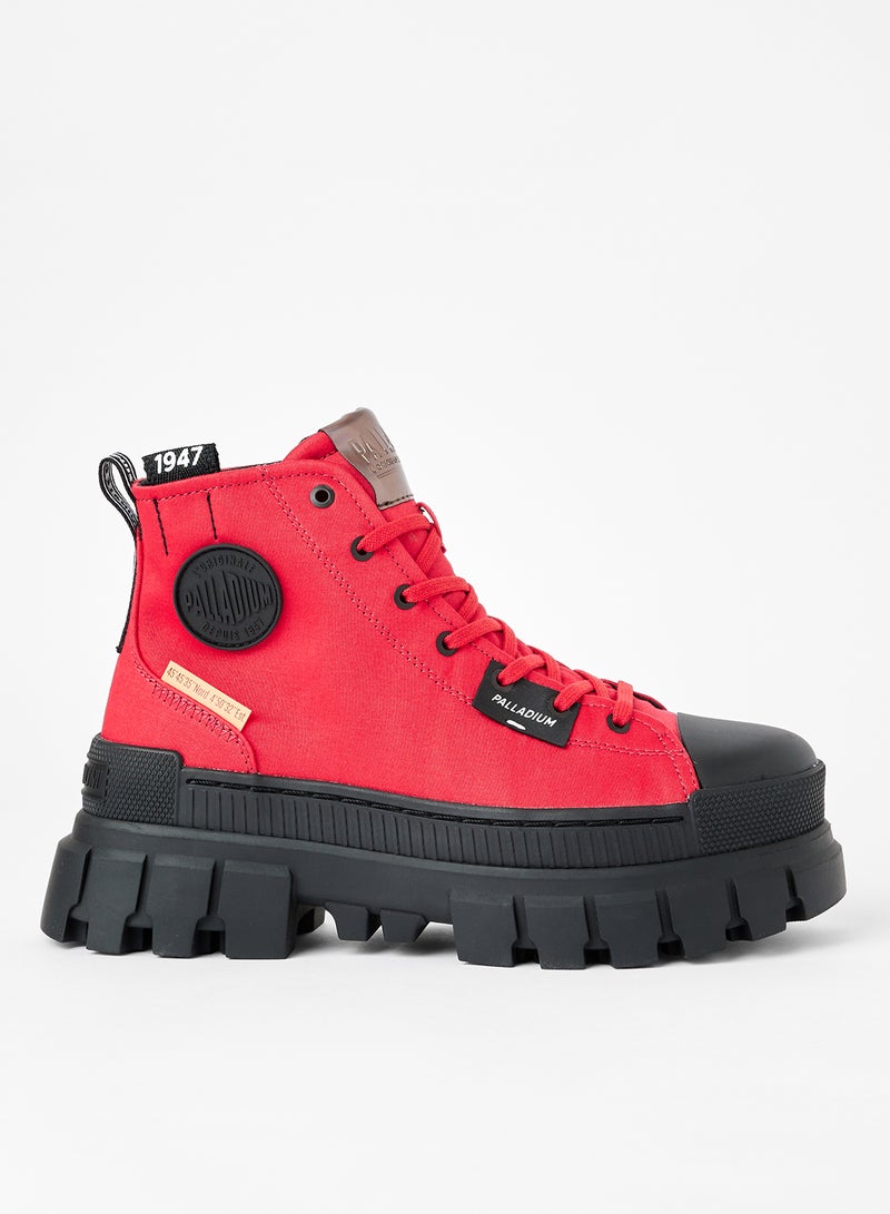 Revolt Hi TX Chunky Sneakers Red
