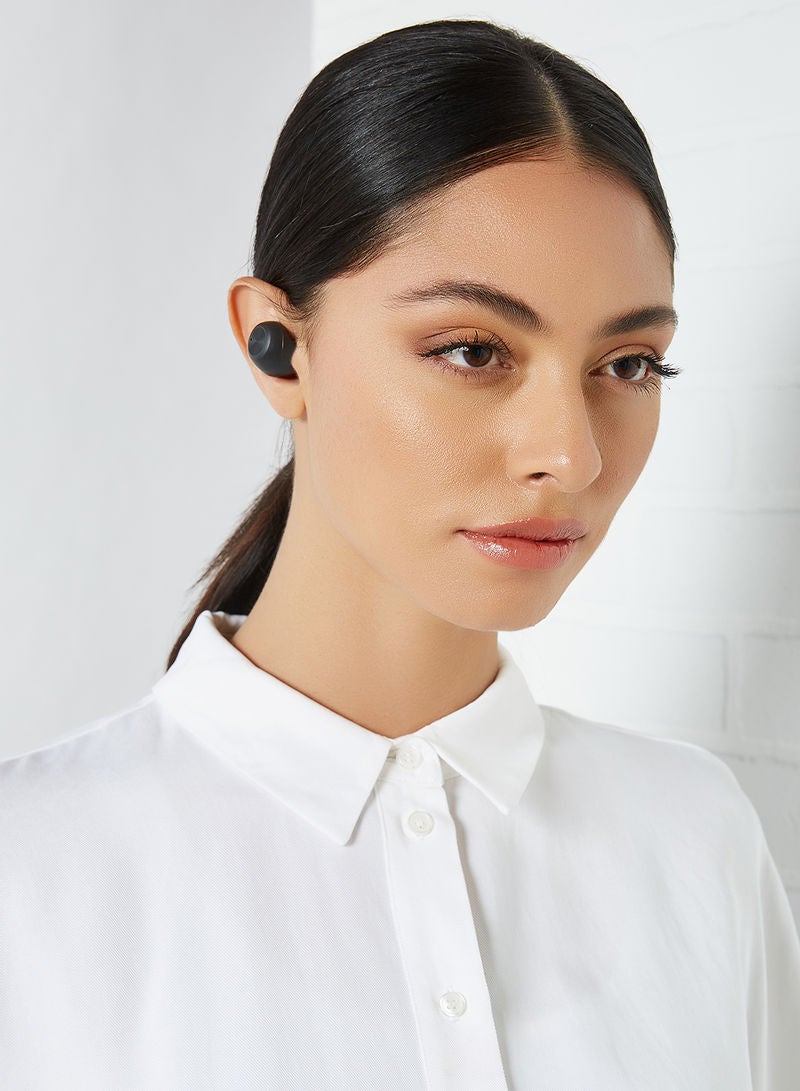 True Wireless (TWS) Bluetooth Earphone Earbuds - With Touch Adaptive Control And Charging Case Black