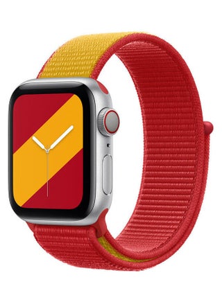 Yellow/Dark Red