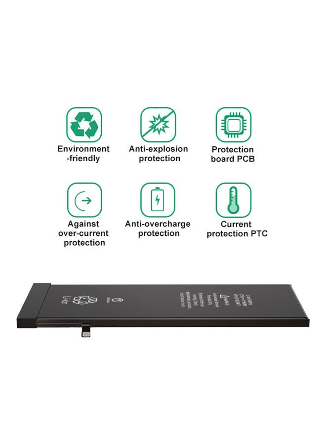Black Tiger - 1821.0 mAh Battery iPhone 8 / 1821 mAh Black - Image 1