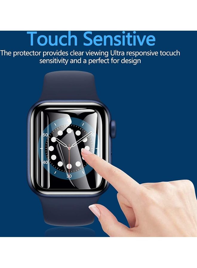Rock Pow - 2-Piece Screen Protector For Apple Watch Series 7 45mm Black - Image 1