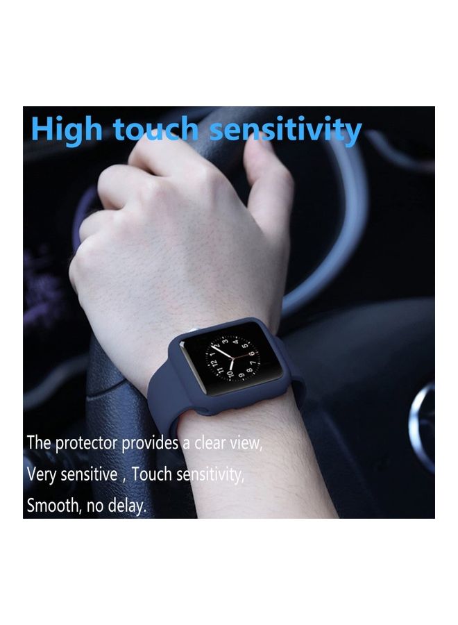 Rock Pow - 2-Piece Screen Protector For Apple Watch Series 7 45mm Black - Image 1