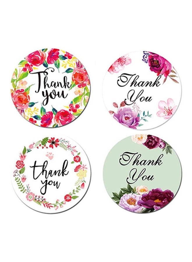 Captaintech 500-Piece Thank You Sticker Label Roll 1inch  - Image 2