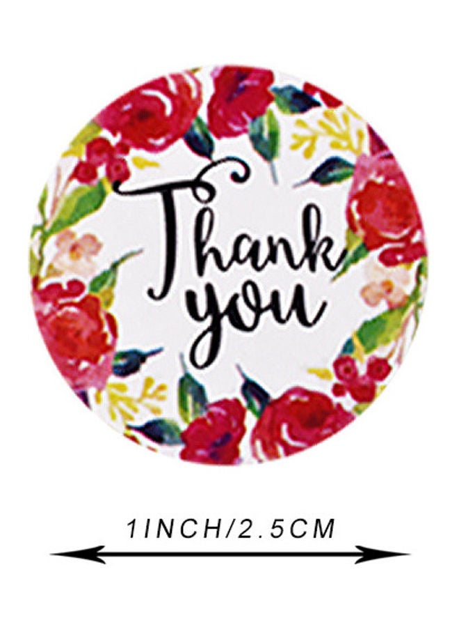 Captaintech 500-Piece Thank You Sticker Label Roll 1inch  - Image 3
