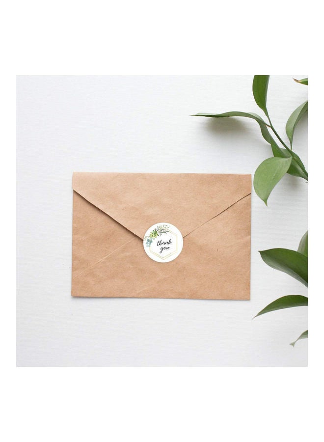 Captaintech 500-Piece Thank You Sticker Label Roll 1inch - Image 2