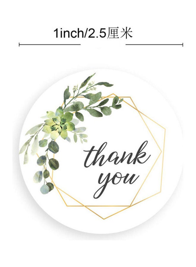 Captaintech 500-Piece Thank You Sticker Label Roll 1inch - Image 3