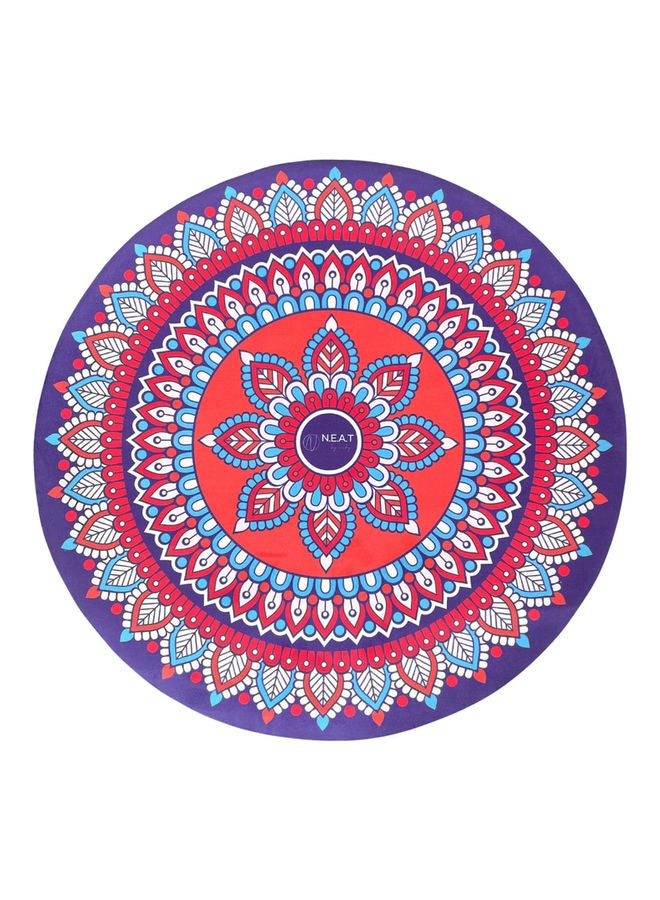 N.E.A.T by nicky Unisex Suede Meditation Mat Madala 70*76cm - Image 1