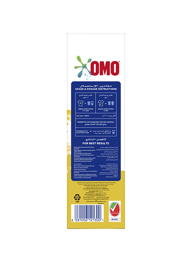 Omo - Laundry Powder Detergent Semi Automatic Top Load With Touch Of Comfort, Unbeatable Stain Removal 3kg - Image 1