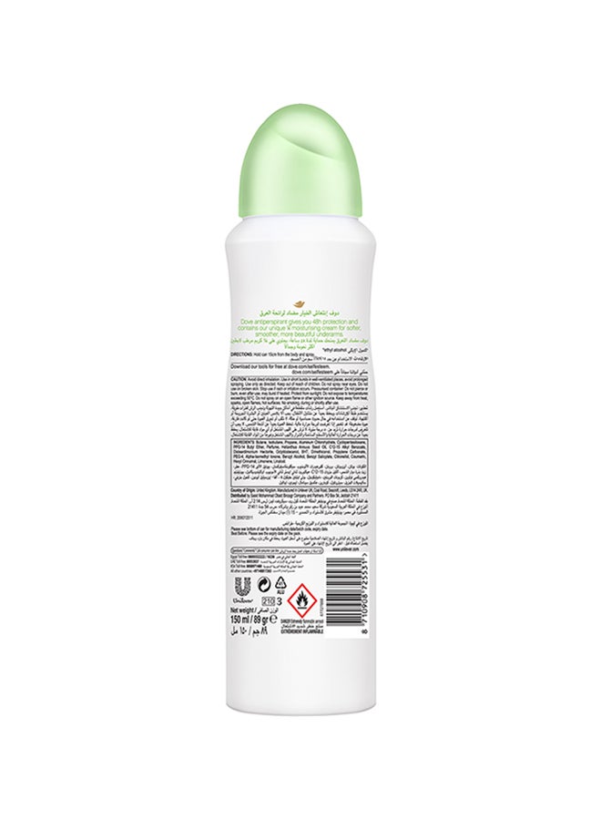 Go Fresh Women Antiperspirant Deodorant Spray For Refreshing 48Hour Protection Cucumber And Green Tea Alcohol Free 150ml - v1636632587/N15215640A_2