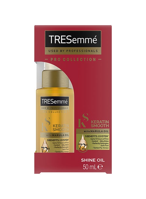 Keratin Smooth Hair Oil 5 Smoothing Benefits In 1 System With Marula Oil For Soft And Smooth Hair Keratin 50ml