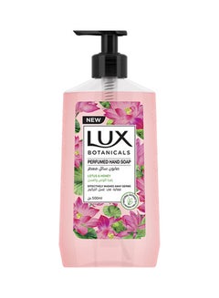 Lux Botanicals Perfumed Hand Wash With Lotus And Honey 500ml  - Image 1