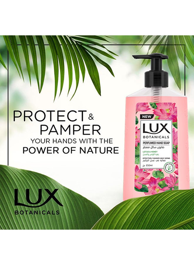 Lux Botanicals Perfumed Hand Wash With Lotus And Honey 500ml  - Image 5