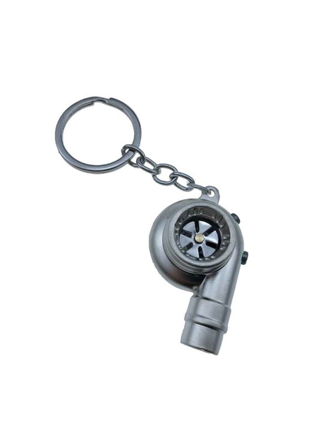 Zinc Led Turbo Metallic Keychain With Turbo Sound