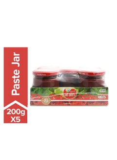 Al Ain Paste Jar Tomato 200grams Pack of 5  - Image 1