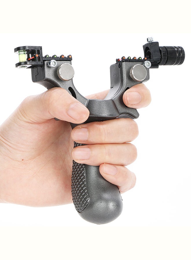 fashionhome 360-degree Rotating Catapult Slingshot With Subframe Laser  - Image 4