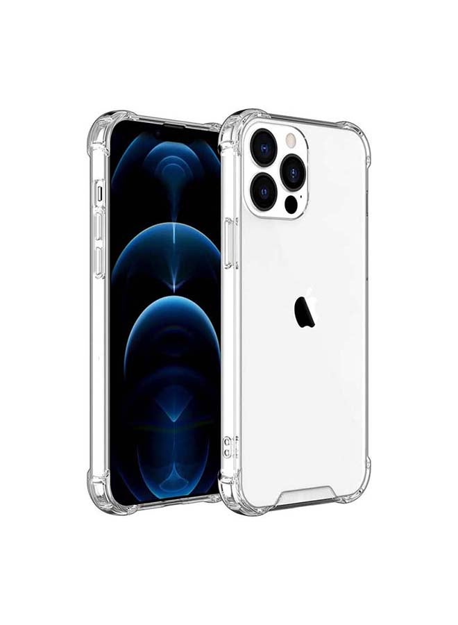 TPU Protective Case with 4 Corners Bumper For iPhone 13 Pro Max 6.7 Inch Clear Clear - Image 1