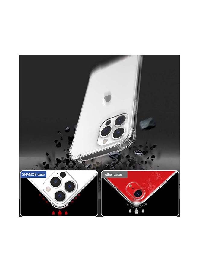TPU Protective Case with 4 Corners Bumper For iPhone 13 Pro Max 6.7 Inch Clear Clear - Image 3