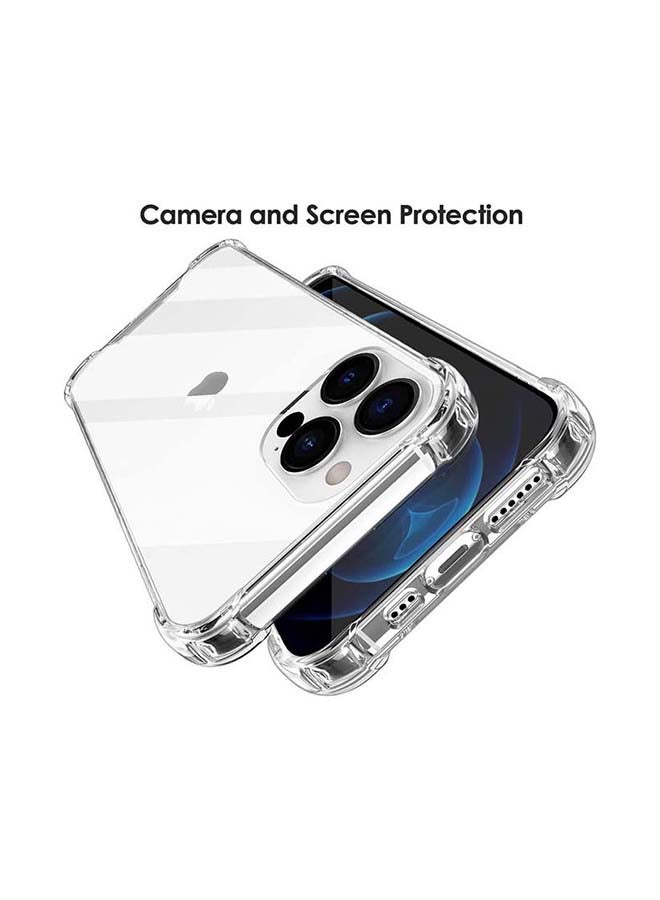 TPU Protective Case with 4 Corners Bumper For iPhone 13 Pro Max 6.7 Inch Clear Clear - Image 5