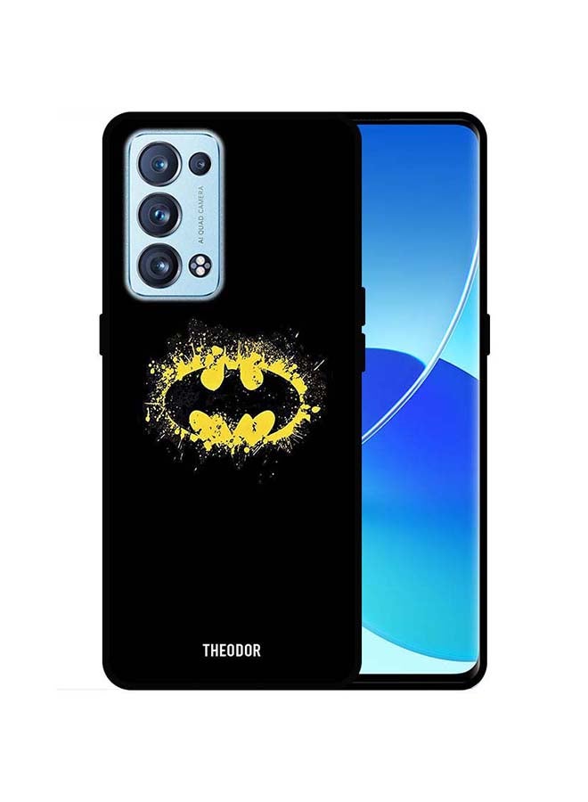Theodor Protective Case Cover For Oppo Reno 6 Pro 5G Batman Logo - Image 1